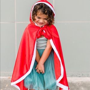 Red Girls Christmas Cloak